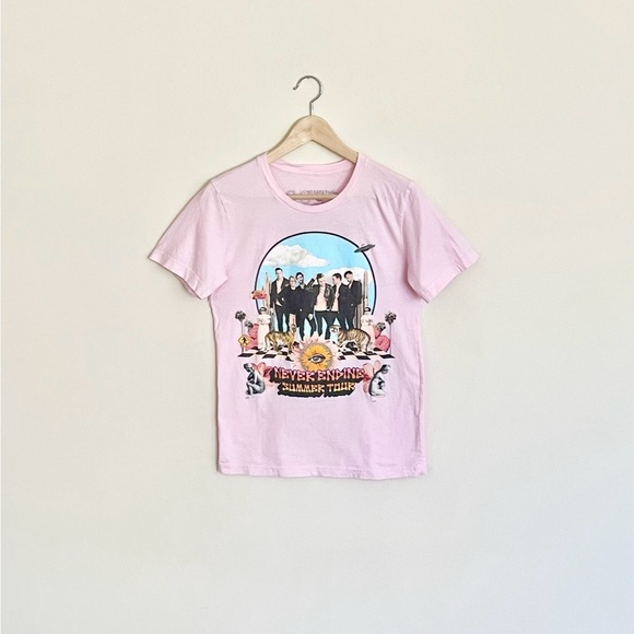 One Republic Other - One Republic Never Ending Summer Tour 2022 Pink Concert T Shirt Adult size Small